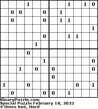 Binary Puzzle