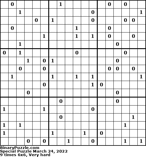 Binary Puzzle