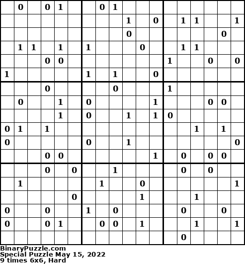 Binary Puzzle