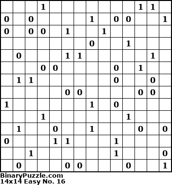 BinaryPuzzle.com