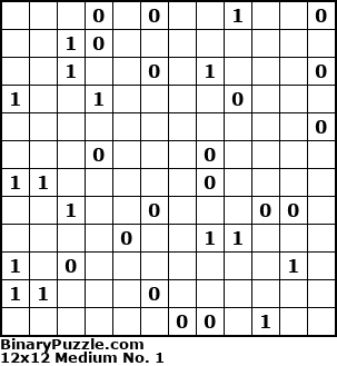 Binary Puzzle