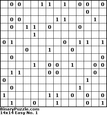 Binary Puzzle